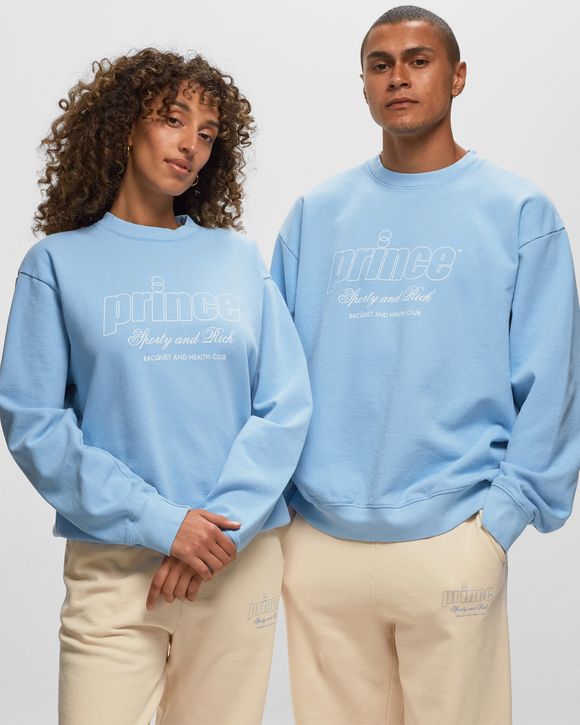 Sporty & Rich Prince Health Crewneck Blue - BLUE