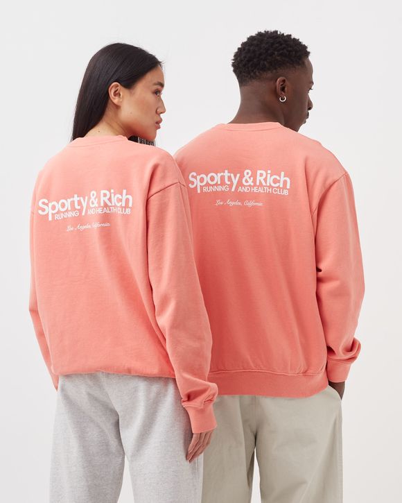 Sporty & Rich Club Crewneck Sweatshirt Orange | BSTN Store