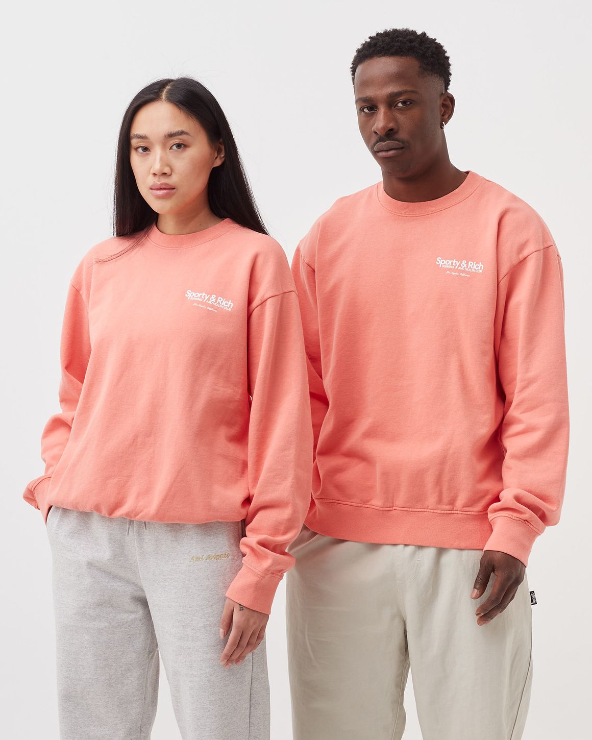 Sporty & Rich Club Crewneck Sweatshirt Orange | BSTN Store