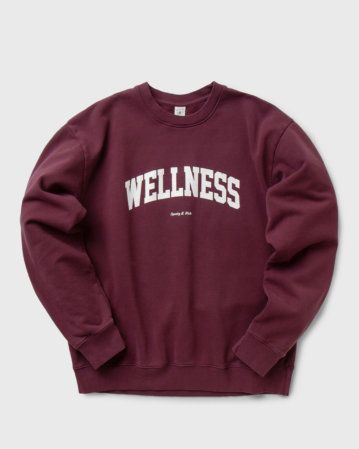 Sporty & Rich Wellness Ivy Crewneck Sweatshirt Red | BSTN Store
