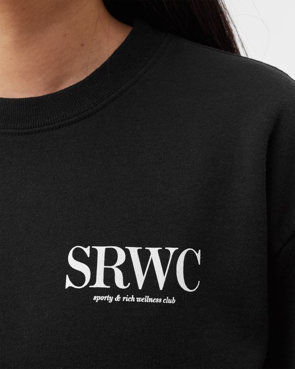 Sporty & Rich Upper East Side Crewneck Sweatshirt Black | BSTN Store