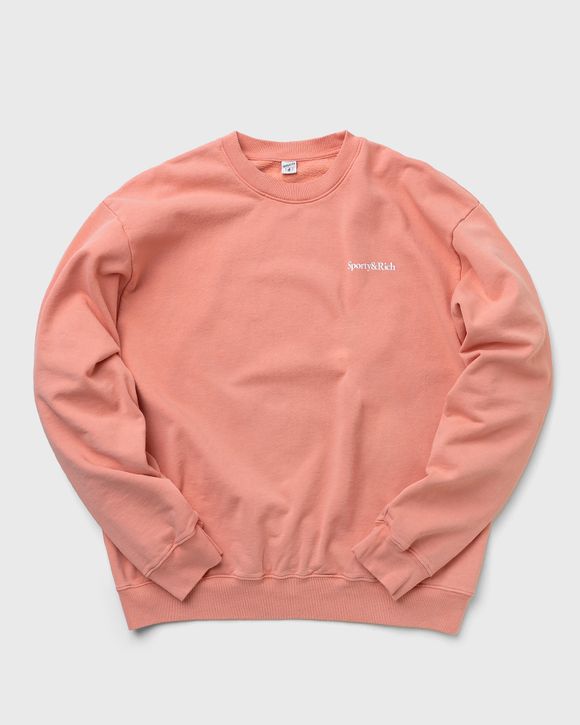 Sporty & Rich New Health Crewneck Orange - FLAMINGO