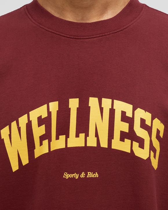 スウェット・トレーナー Sporty & Rich Wellness Ivy Man to Man Merlogold CR643ME CR64 WELLNESS-IVY-QUARTER-ZIP-MOSS-