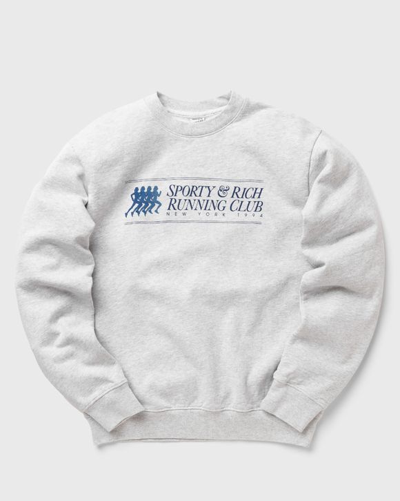 スウェット・トレーナー Sporty & Rich Running Club Logo Sweatshirt CR645HG Sporty & Rich 94 Running Club logo-print Sweatshirt | Grey