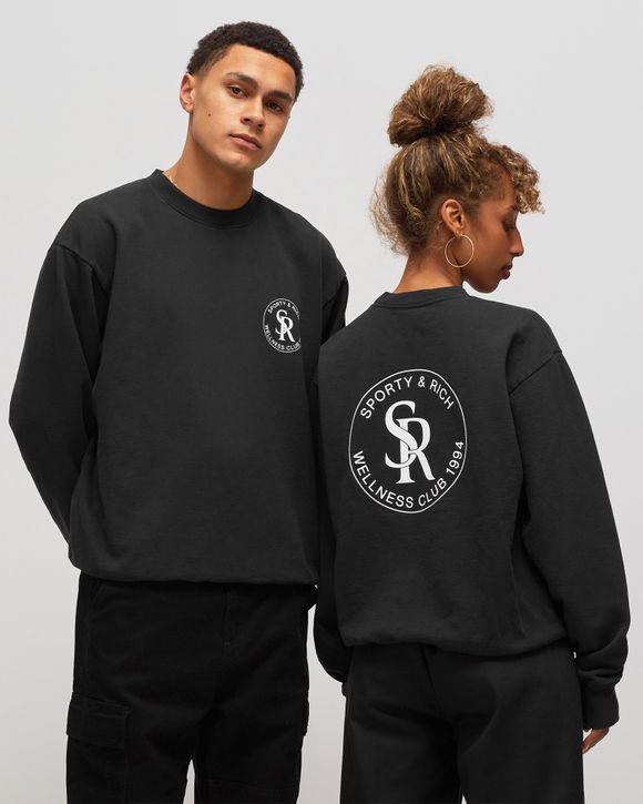 Sporty & Rich S&R Crewneck Black | BSTN Store