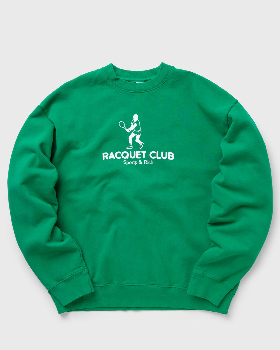 ★Sporty & Rich★ Racquet Club Sweatshirt Green CR654GS CR65 eyJidWNrZXQiOiJic3RuLWltYWdlLX