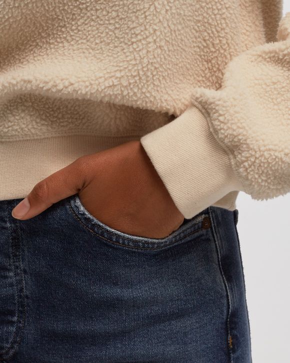 WMNS Sherpa Fleece Cropped Crewneck
