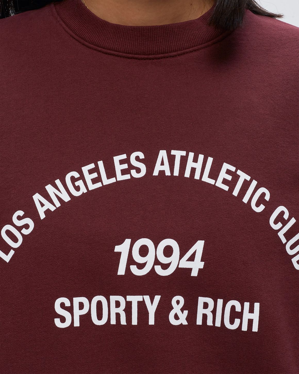 Sporty & Rich LA Athletic Club Crewneck Red | BSTN Store