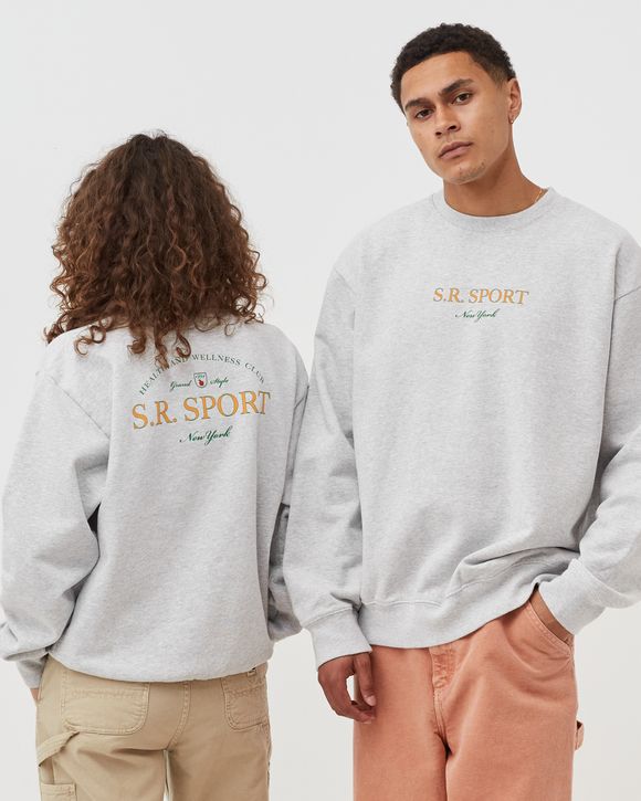 スウェット・トレーナー Sporty & Rich Wimbledon Sweatshirt CR626HG Sporty & Rich Wimbledon Crewneck Grey | BSTN Store
