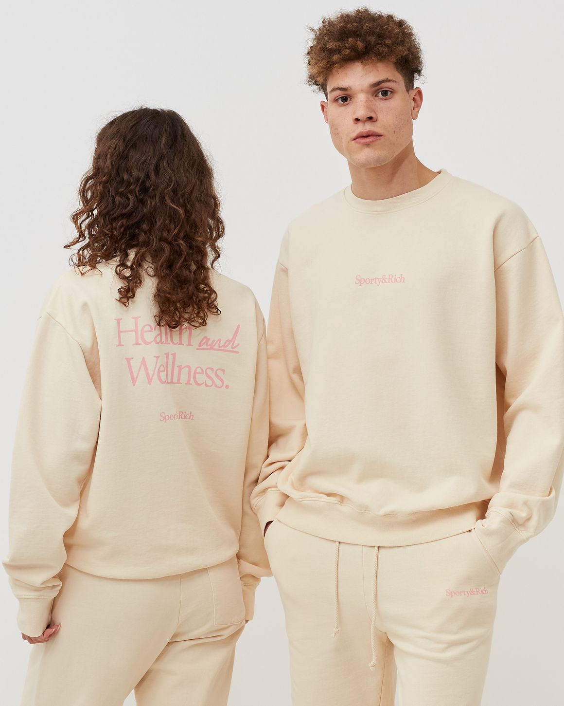Sporty & Rich New Health Crewneck White | BSTN Store