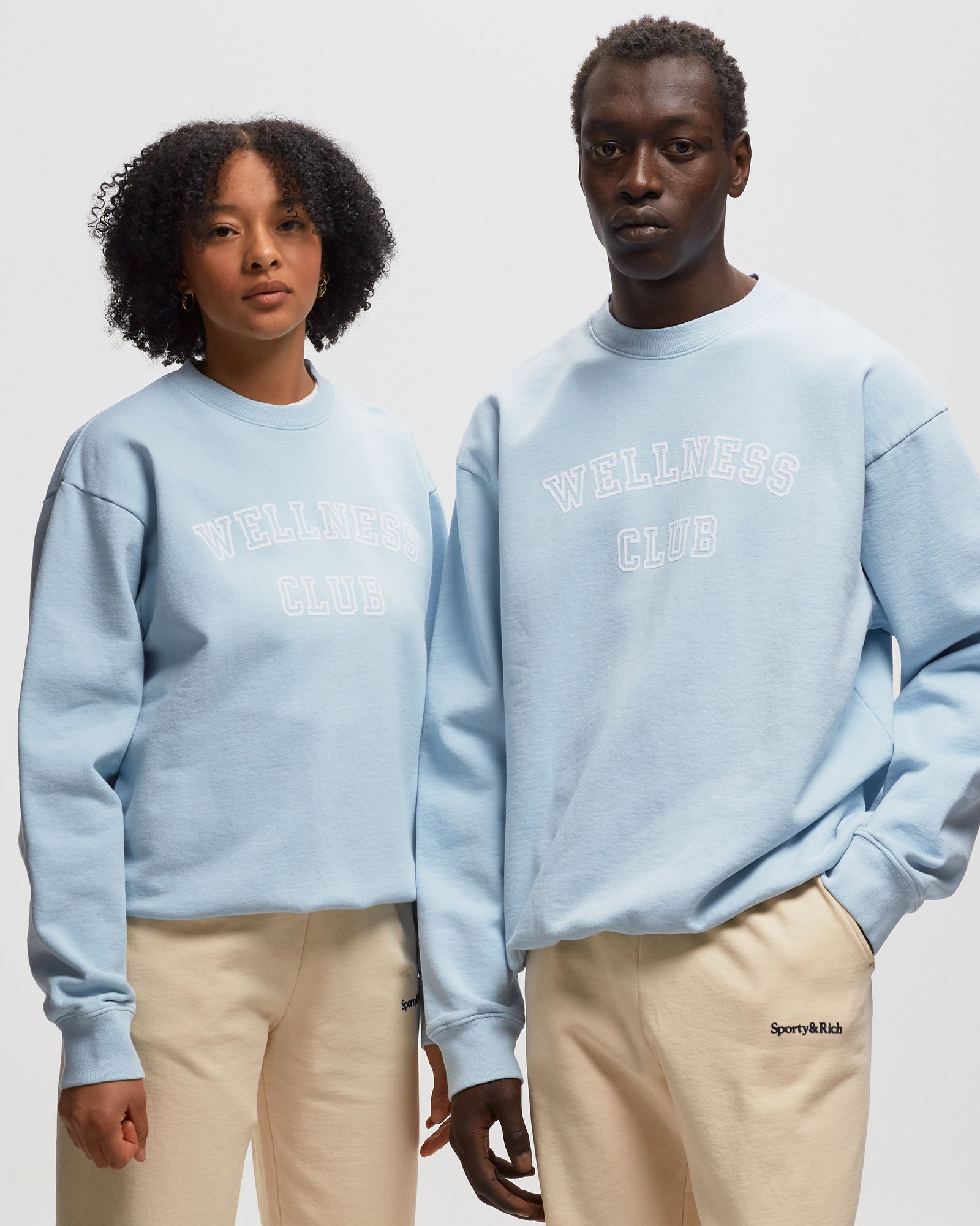 Wellness Club Flocked Crewneck