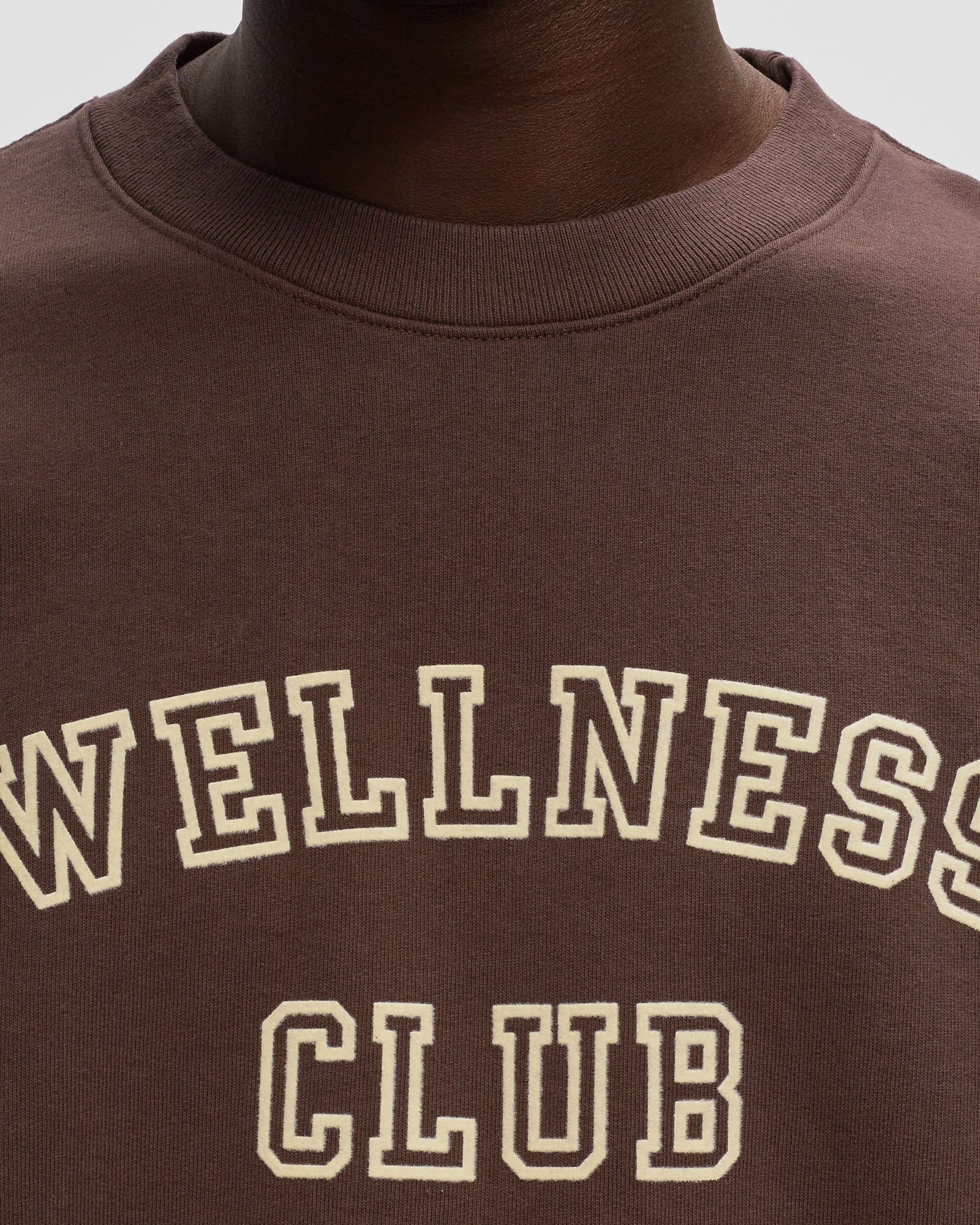 Wellness Club Flocked Crewneck