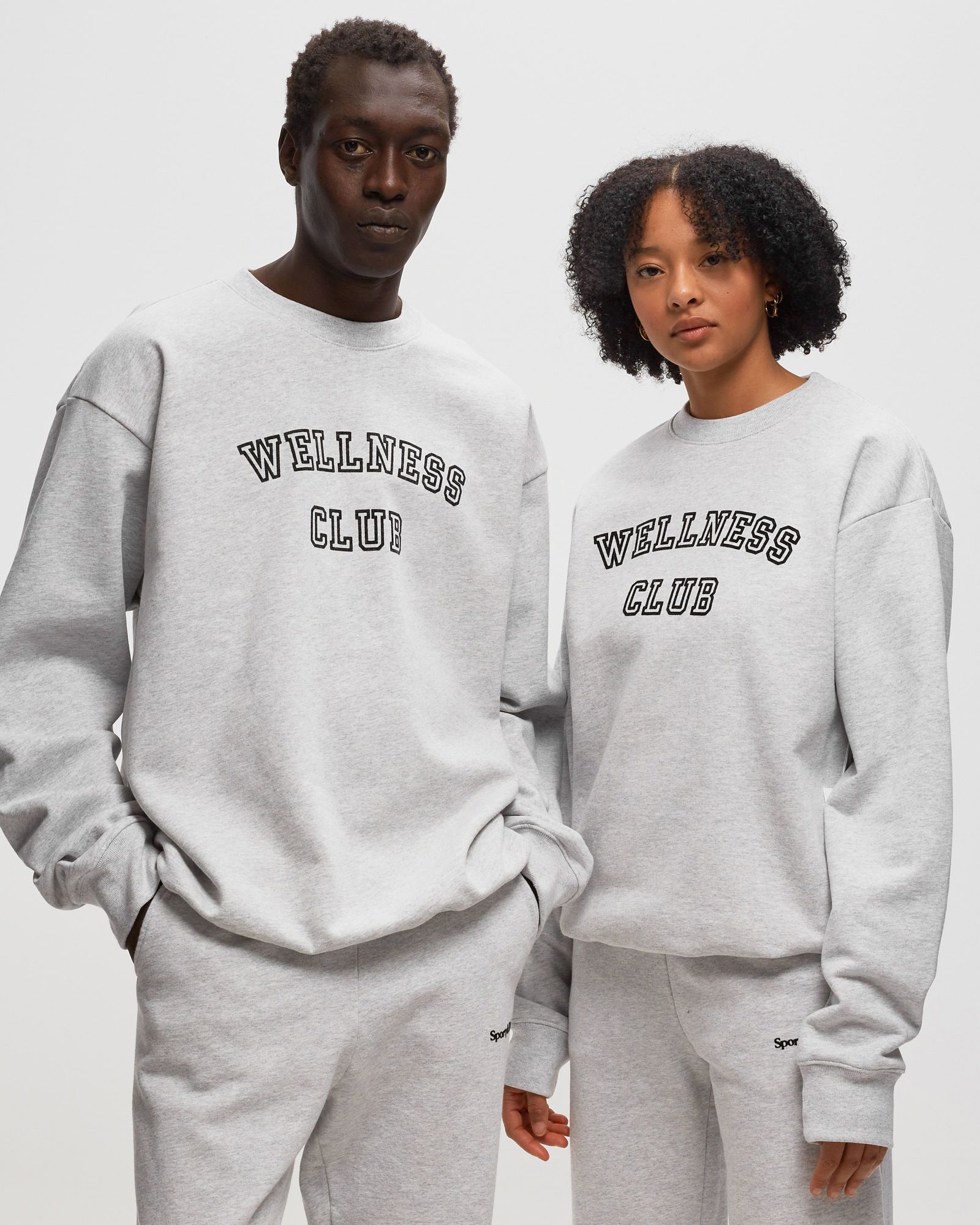 Wellness Club Flocked Crewneck