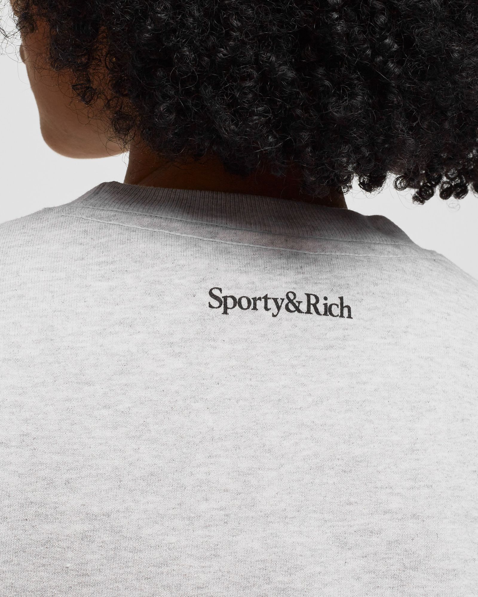 Wellness Club Flocked Crewneck