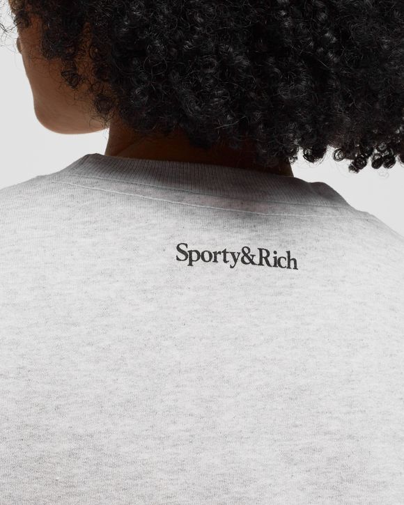 スウェット・トレーナー Sporty & Rich Wellness Club Man to Man Gray CR761HG CR761HGS Sporty & Rich Wellness Club Cotton Sweatshirt | Grey