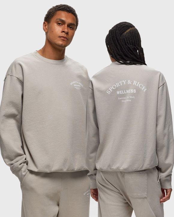 Sporty & Rich WELLNESS STUDIO CREWNECK Beige | BSTN Store