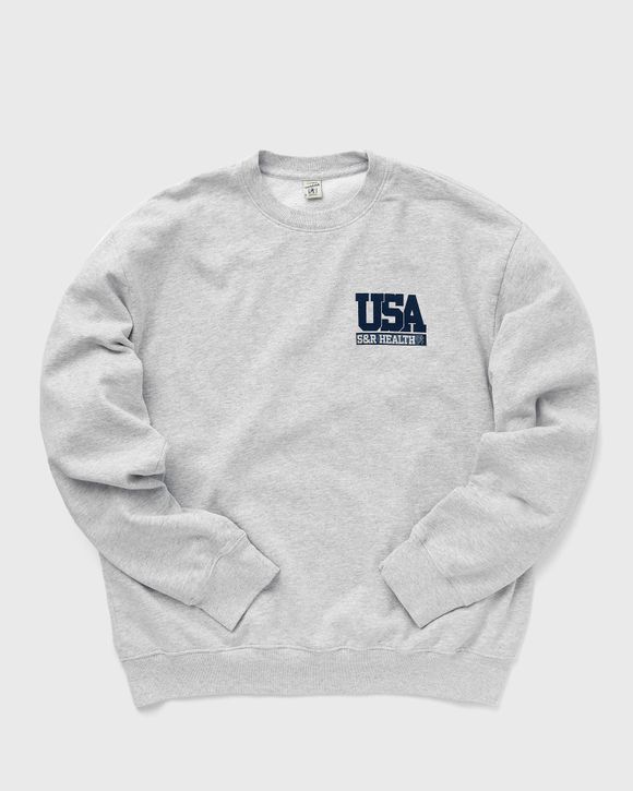 Sporty & Rich TEAM USA CREWNECK Grey | BSTN Store