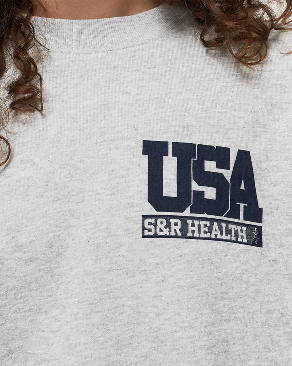 Sporty & Rich TEAM USA CREWNECK Grey | BSTN Store