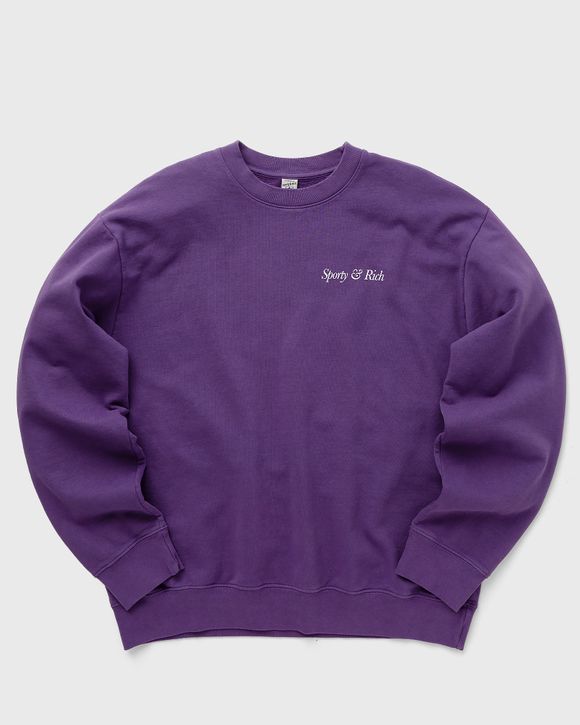 トップス SPORTY&RICH 24SS HWCNY CREW NECK SWEAT HWCNY Crewneck - Maroon/Cream – Sporty & Rich