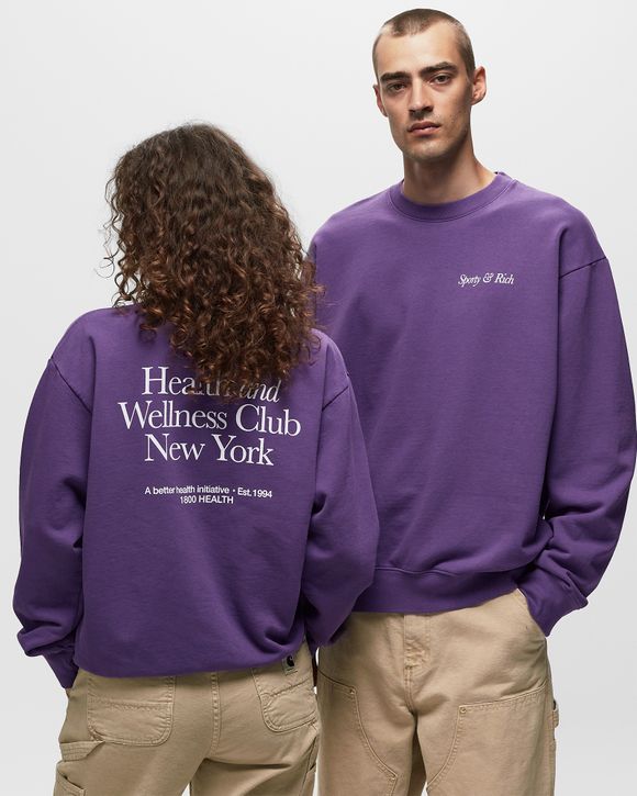 Sporty & Rich HWCNY CREWNECK Purple | BSTN Store