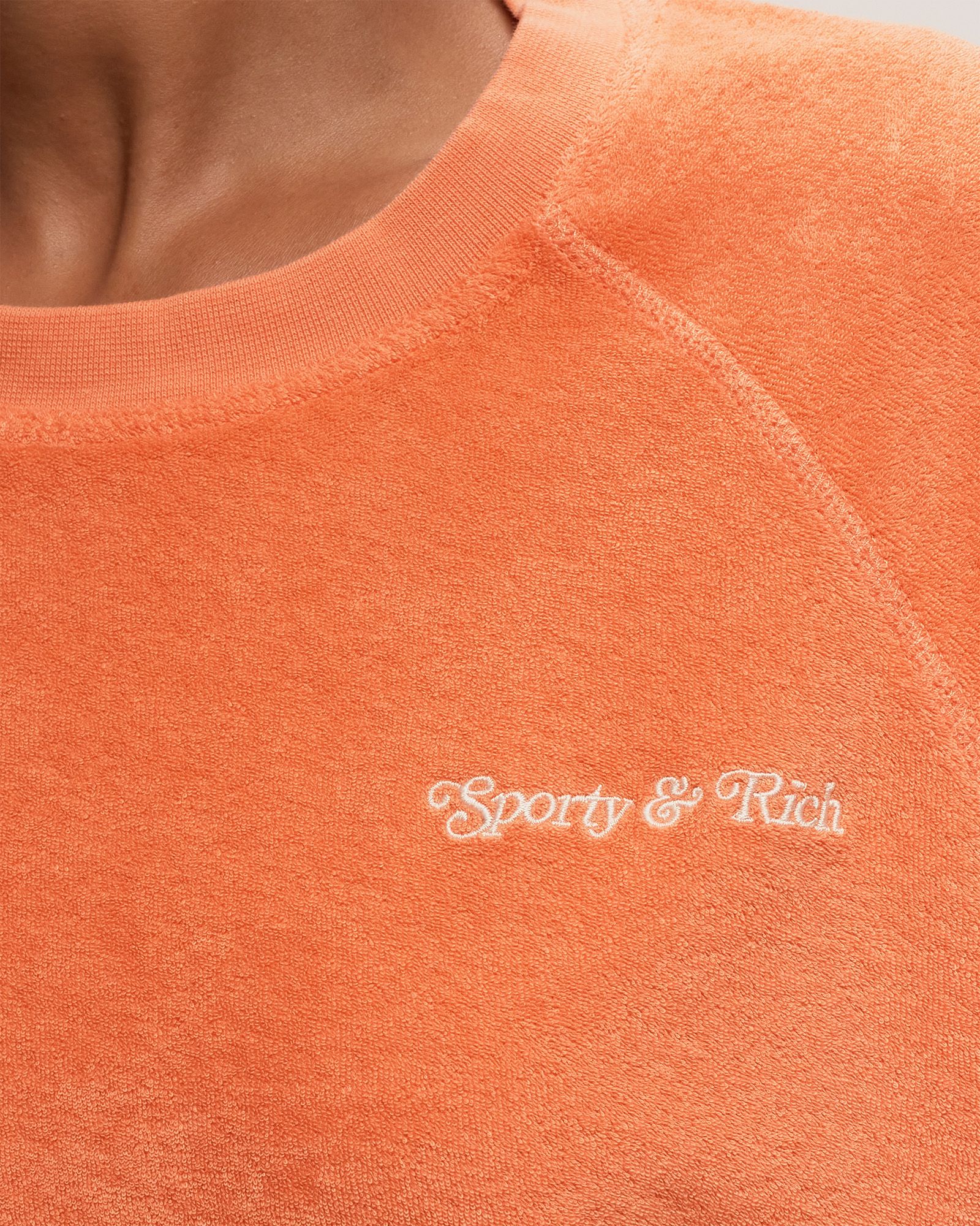 New York Tennis Club Raglan Terry Crewneck