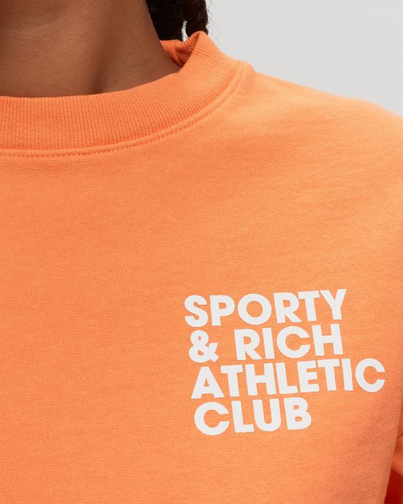 Cropped Sweatshirt Sporty And Rich Athletic Club Sweatshirt Sporty