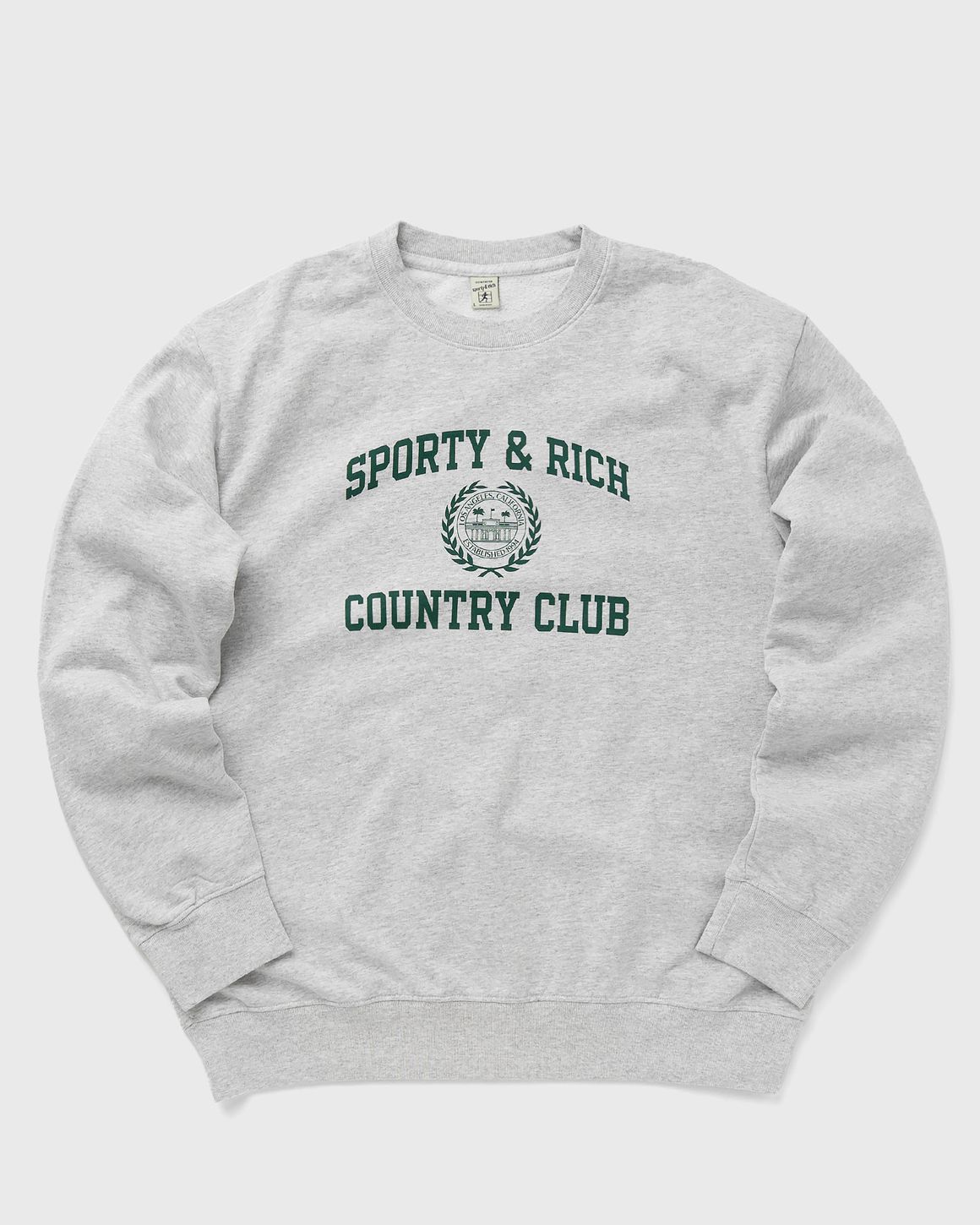 ★Sporty & Rich★ Varsity Crest Crew Neck Navy CRAW2327NA Varsity Crest Crewneck - White/Navy – Sporty & Rich