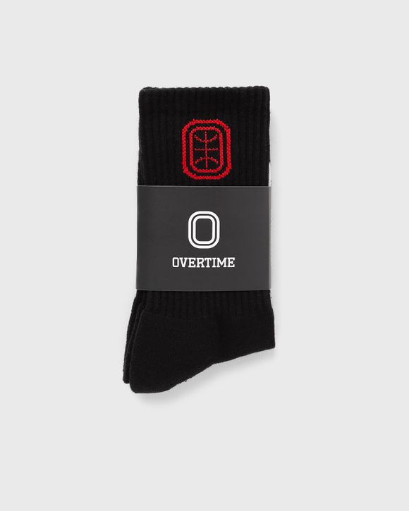 Market Smiley Small Patch Socks Black