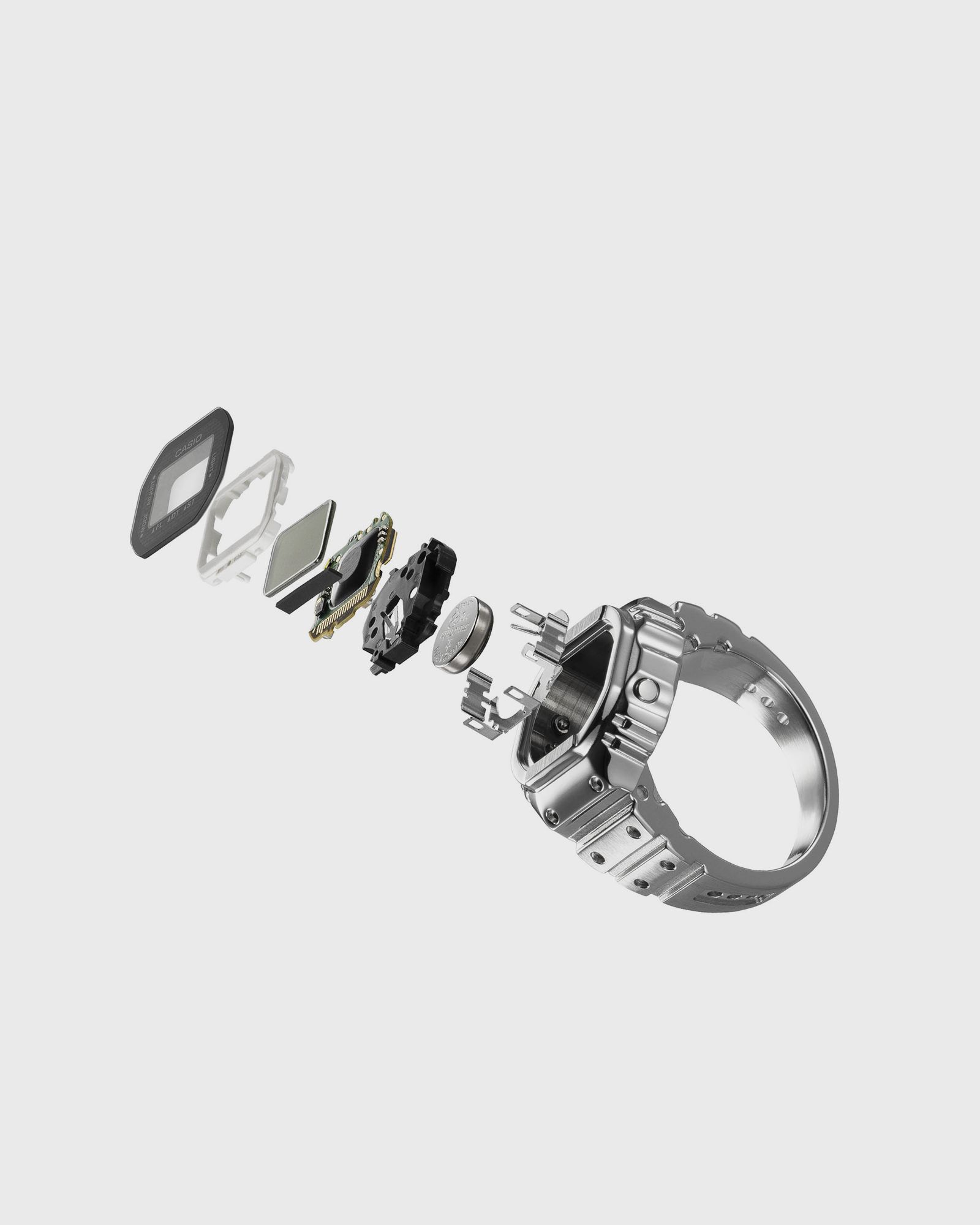 CASIO 'CRW-001-1' RING WATCH