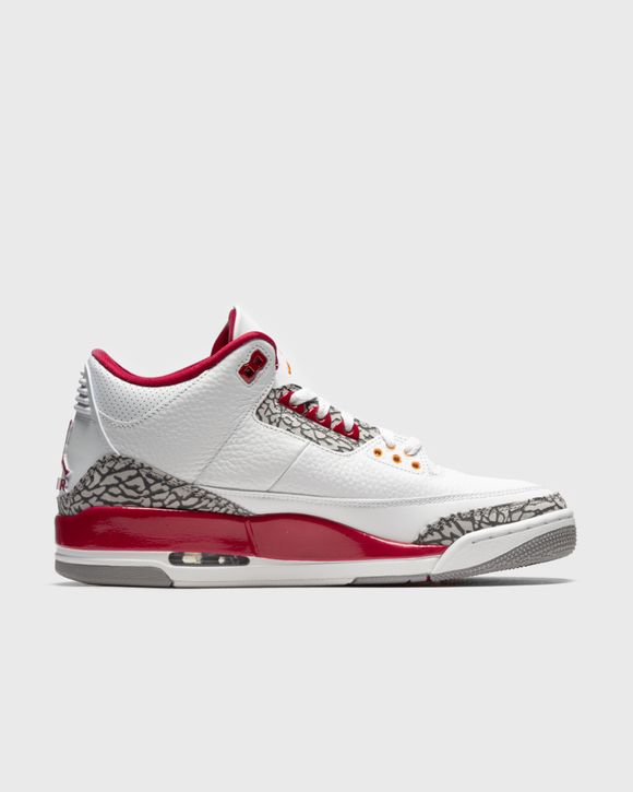 Jordan retro 3 red and white best sale