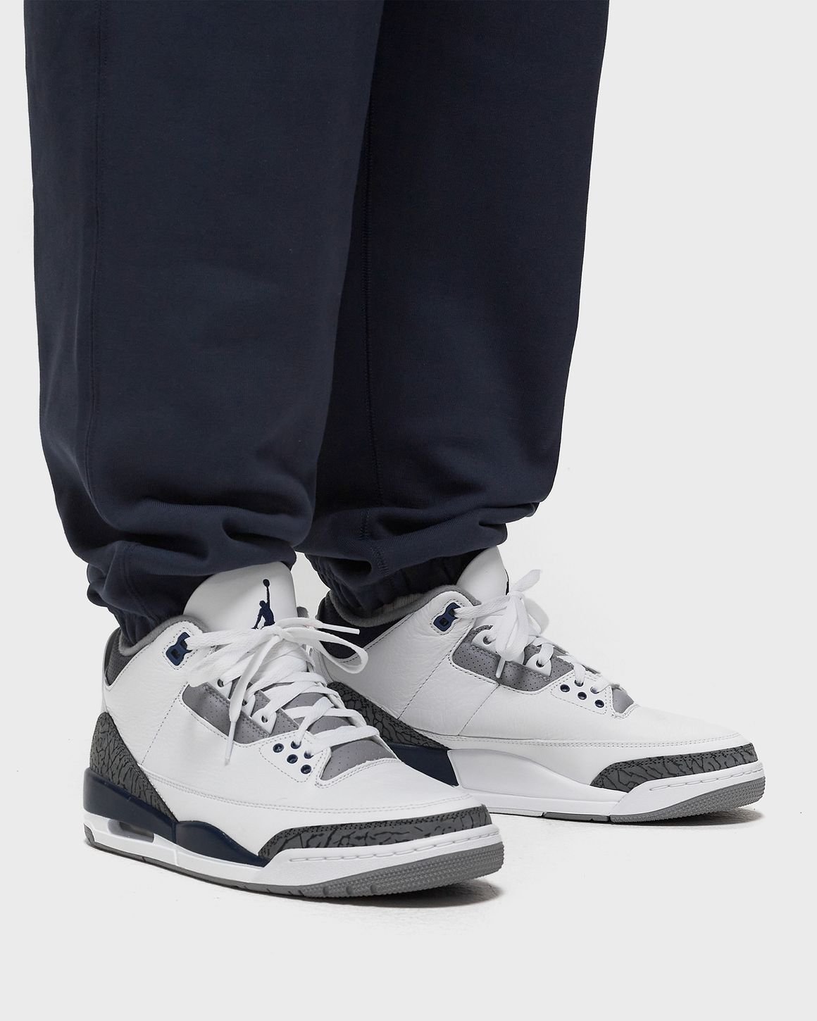 Little Kid's Jordan 3 Retro 'White/Midnight Navy' (DM0966