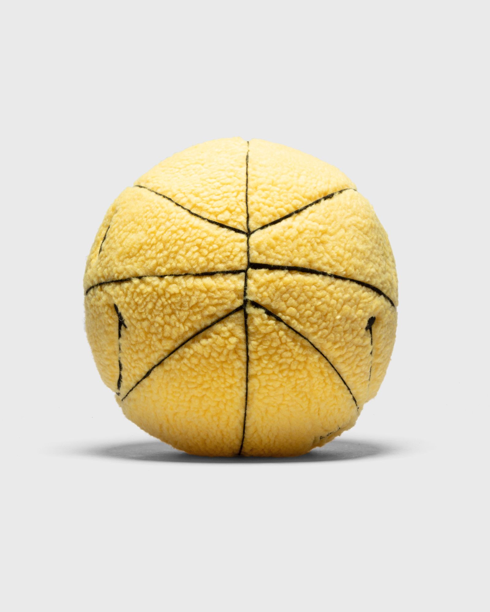 Smiley Sherpa Basketball Pillow