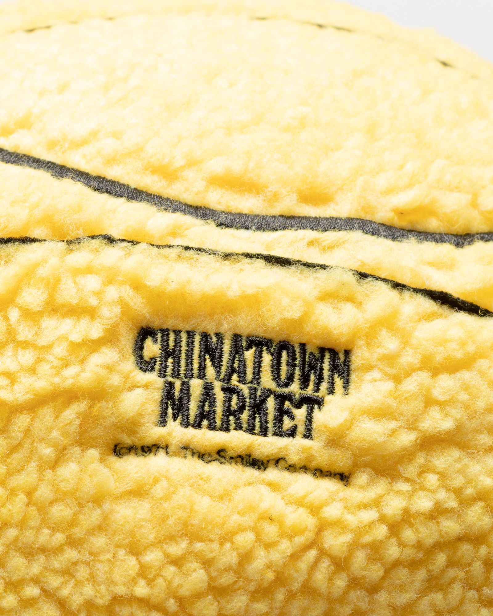 Smiley Sherpa Basketball Pillow