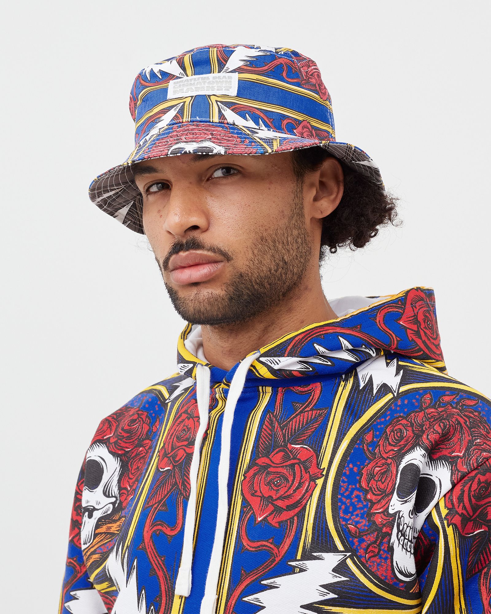 CM x Grateful Dead Border Bandana Bucket Hat