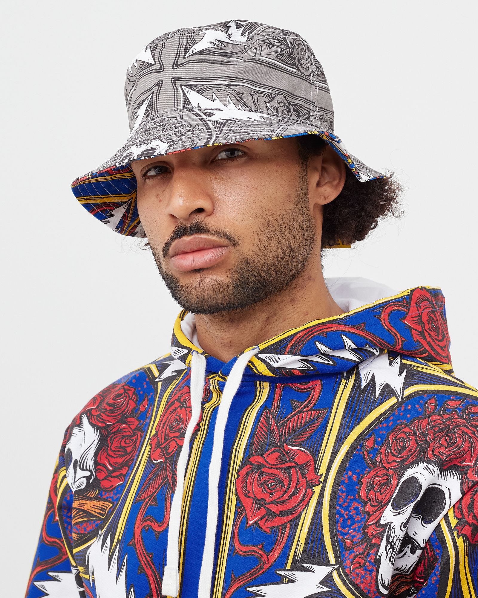 CM x Grateful Dead Border Bandana Bucket Hat