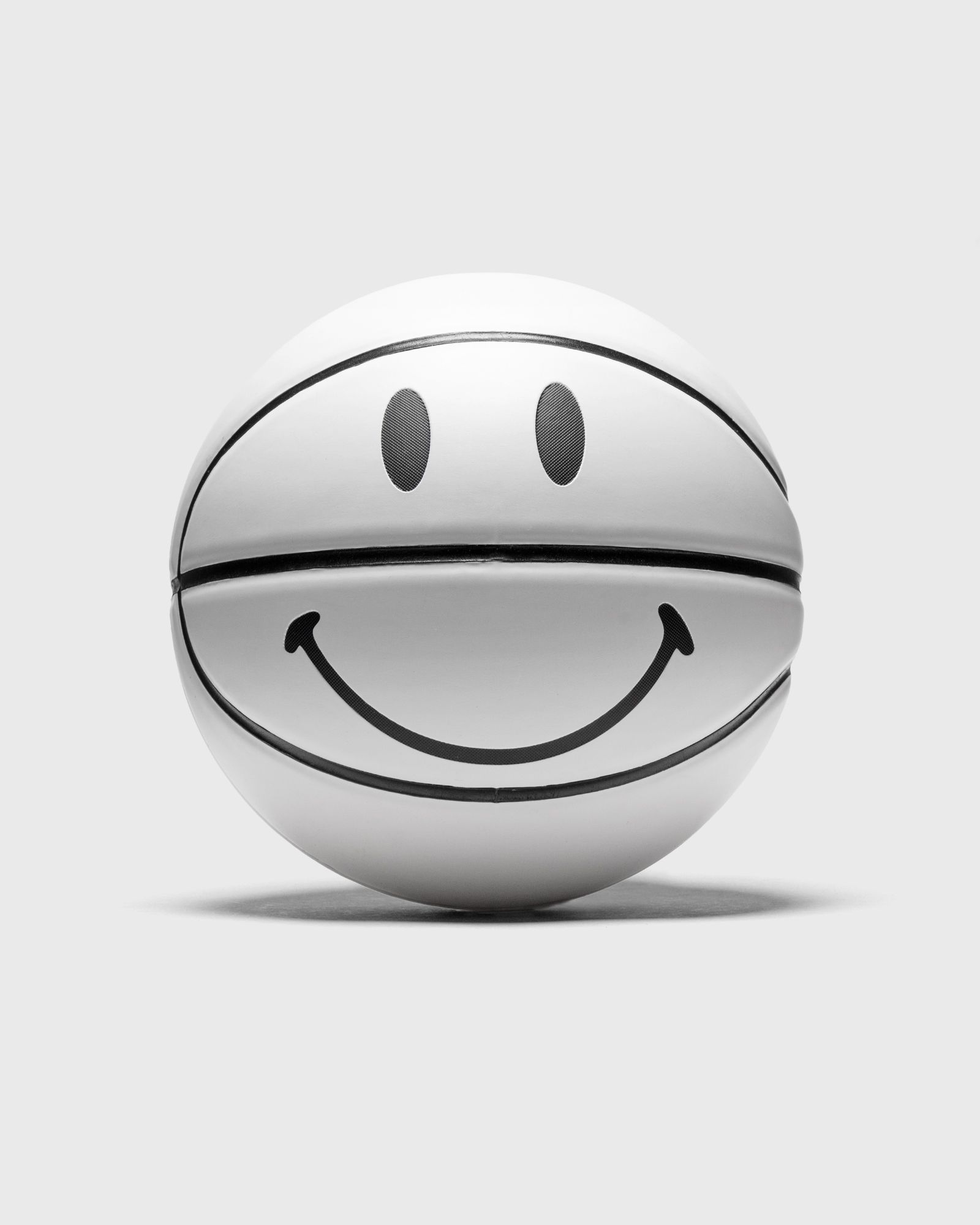 White SMILEY Basketball