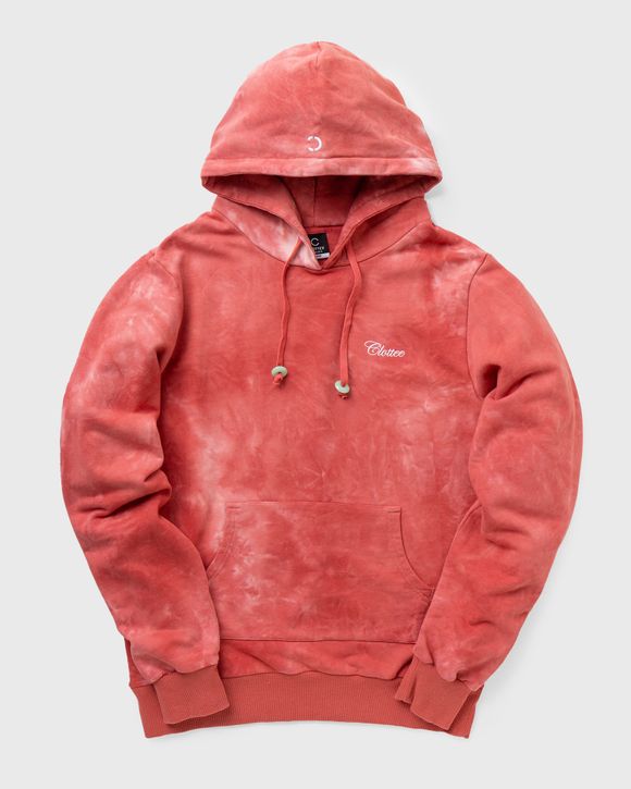 Clottee SCRIPT TIE DYE HOODIE Red | BSTN Store