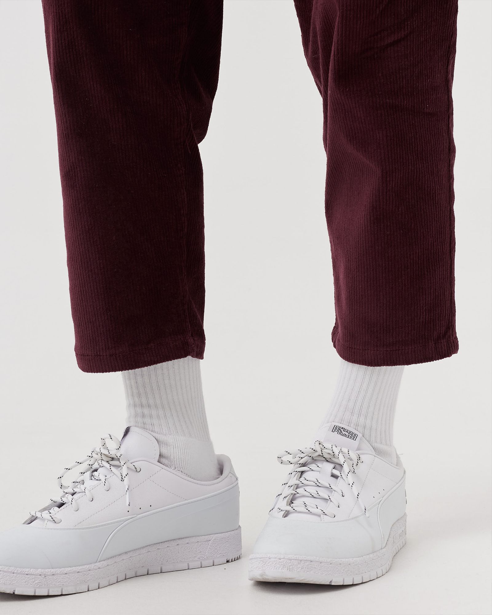 VELVET TAPEPED PANTS