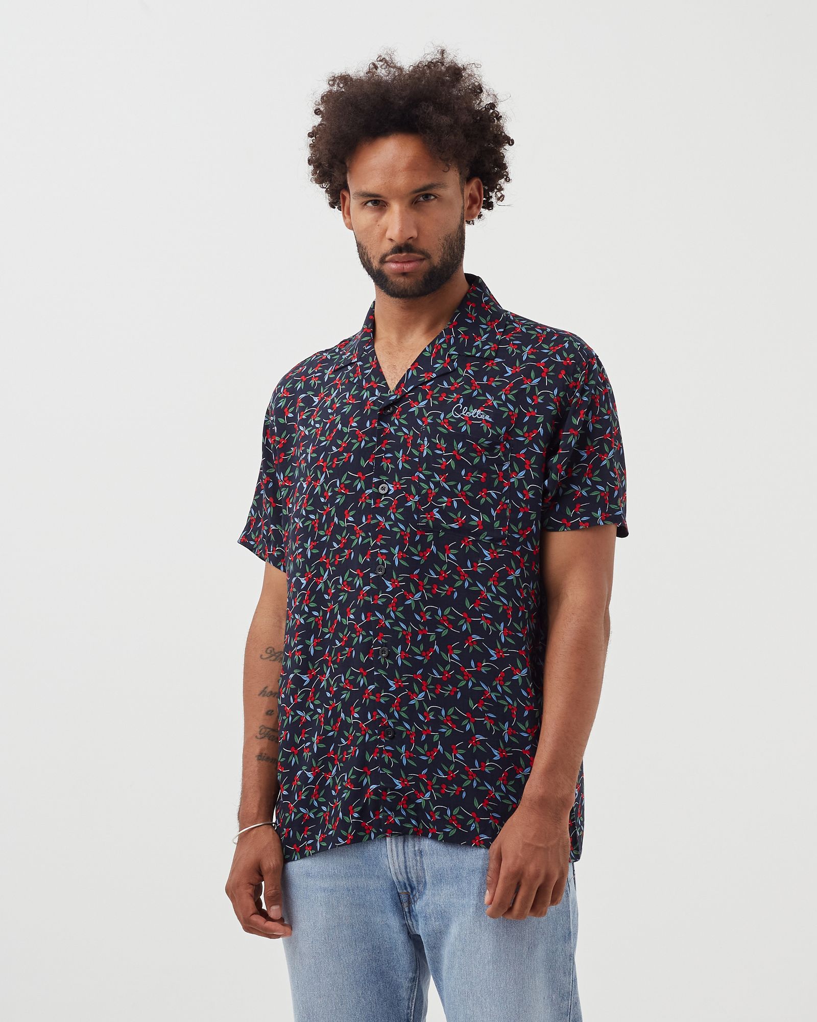 BERRY PRINT SHIRT