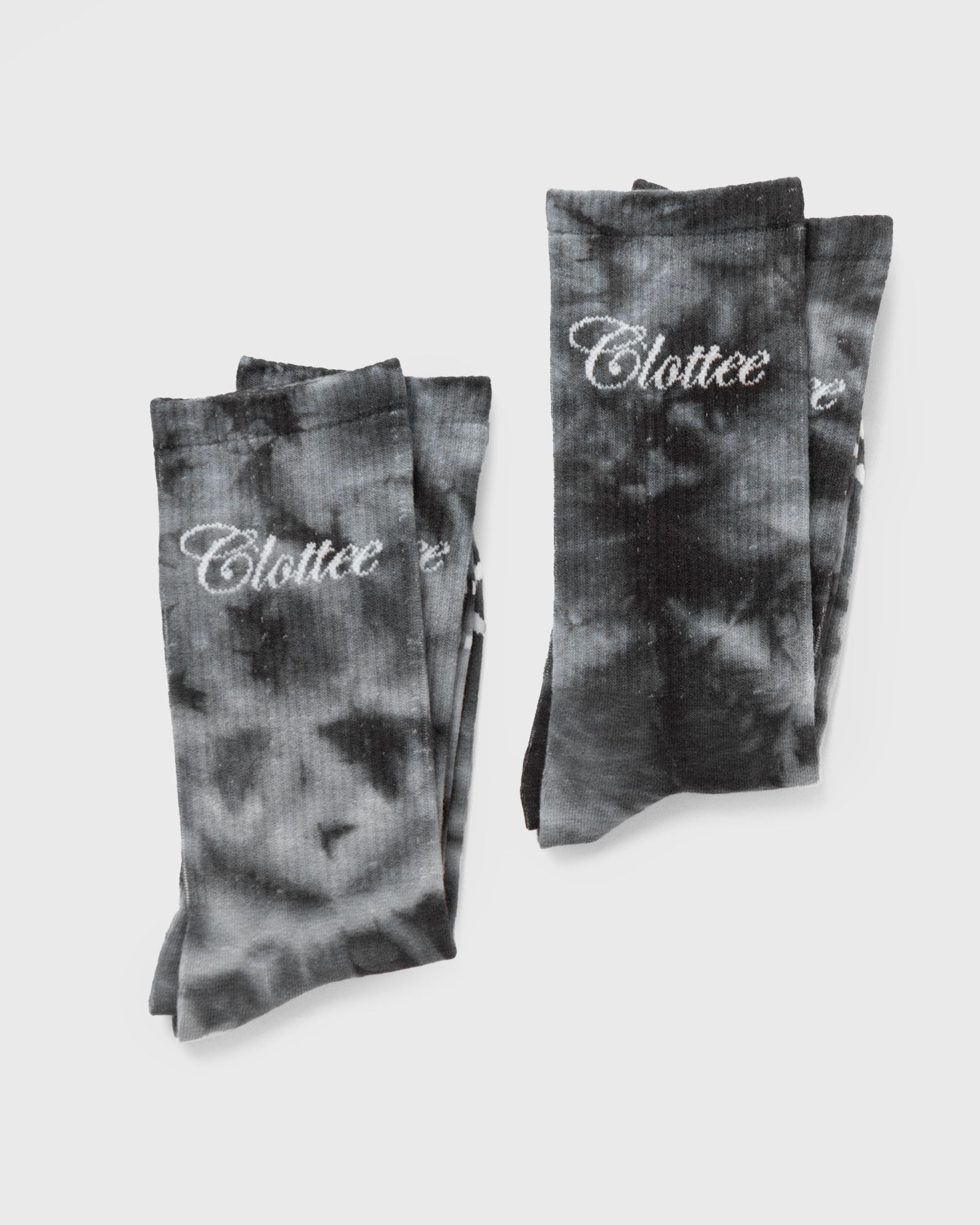 SCRIPT TIE DYE SOCKS (2 PAIR SET)