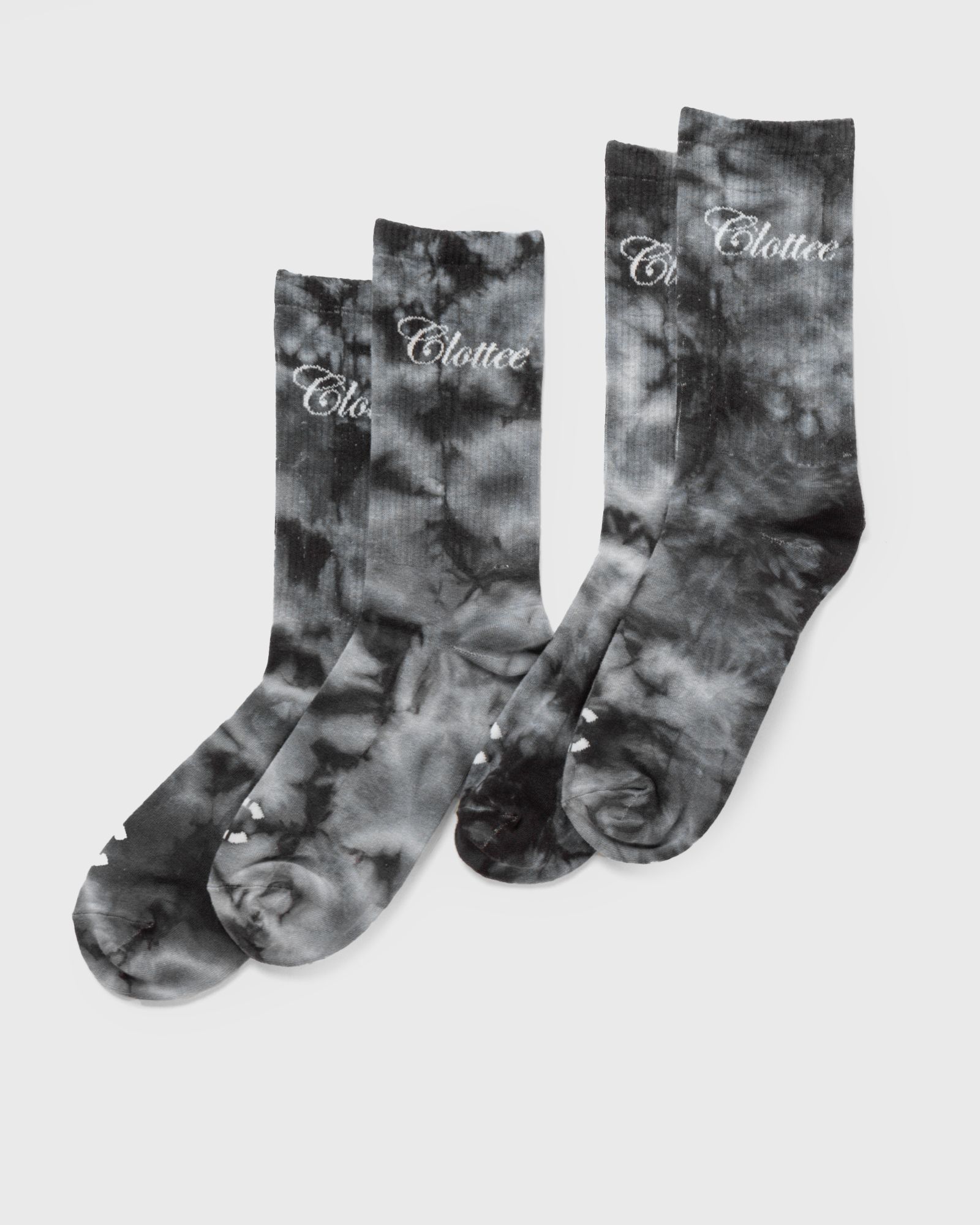 SCRIPT TIE DYE SOCKS (2 PAIR SET)