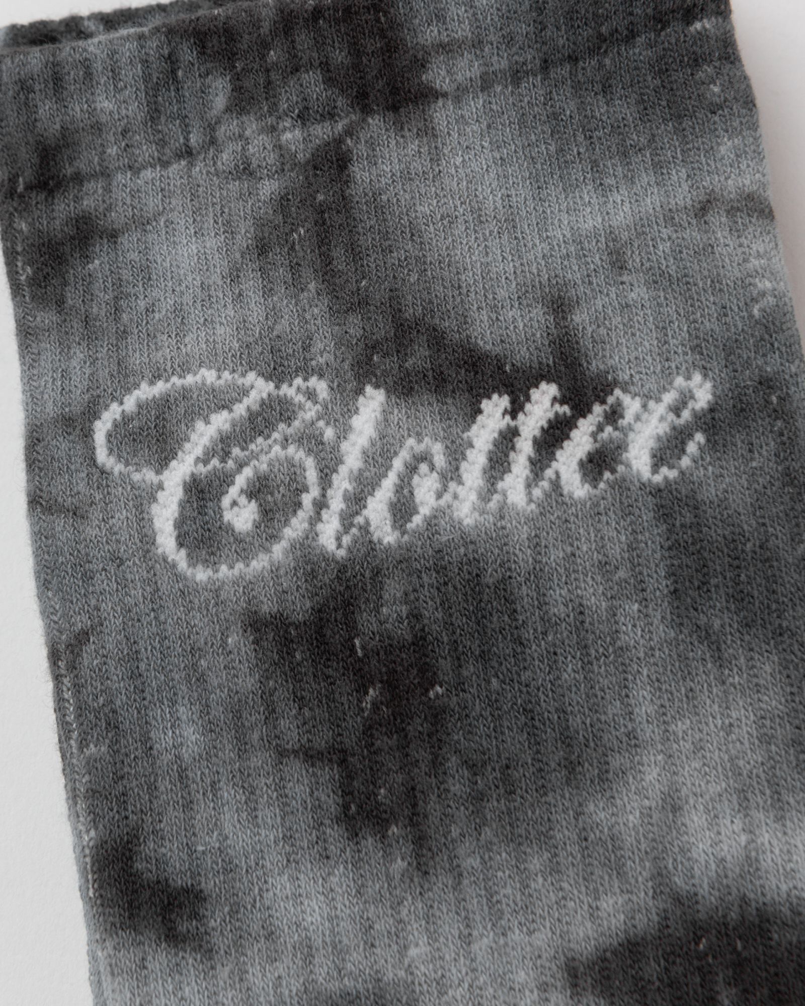 SCRIPT TIE DYE SOCKS (2 PAIR SET)