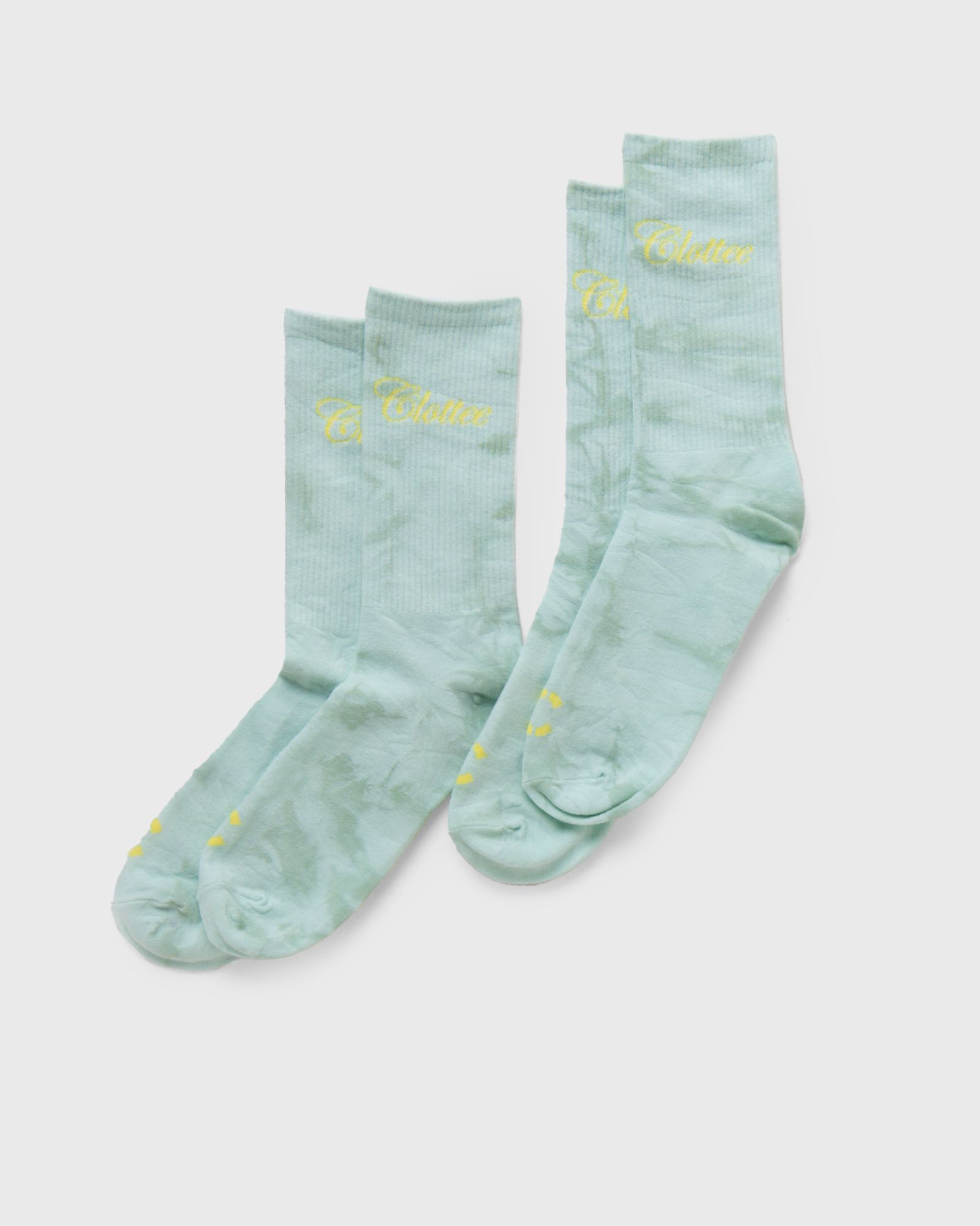 SCRIPT TIE DYE SOCKS (2 PAIR SET)