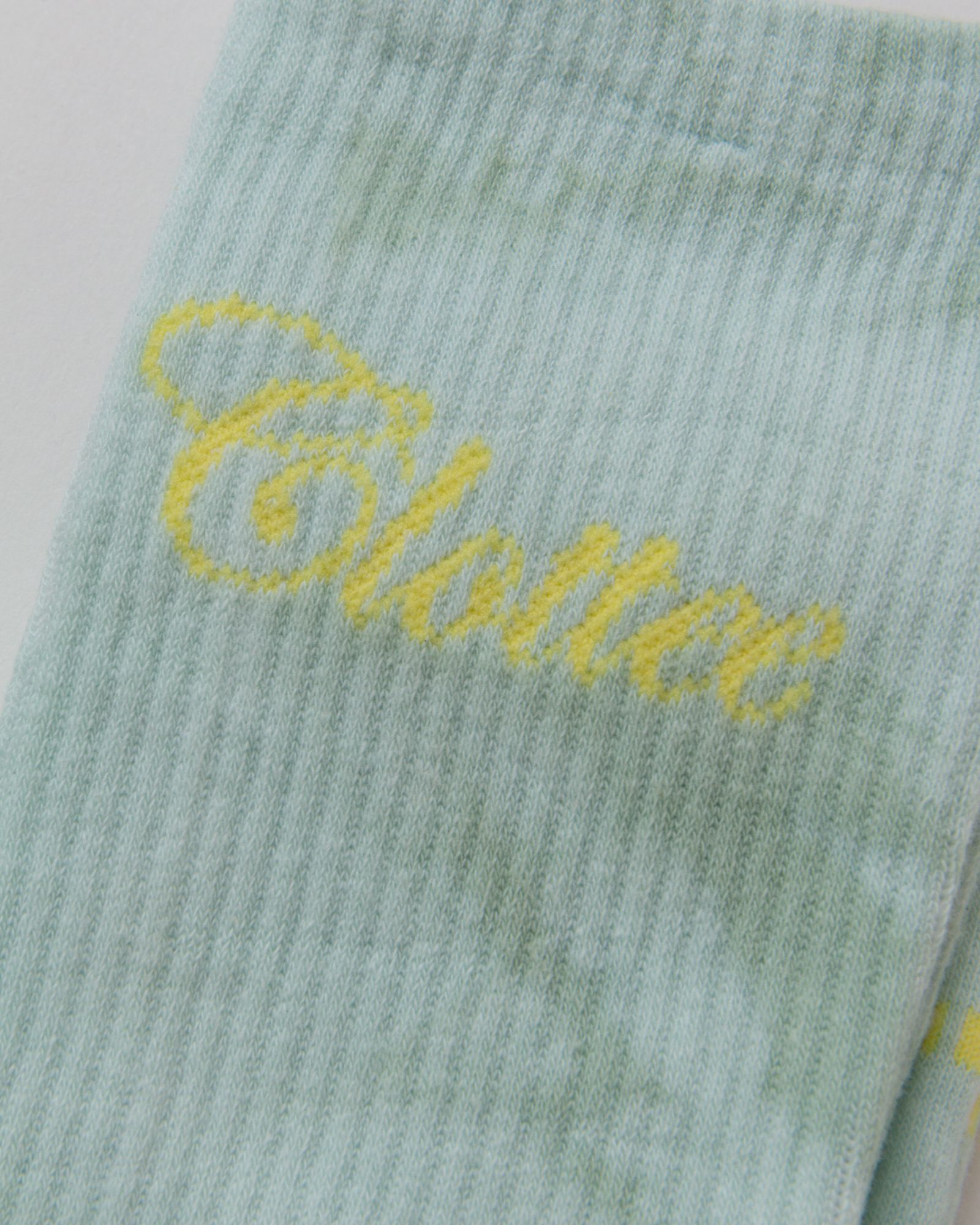 SCRIPT TIE DYE SOCKS (2 PAIR SET)