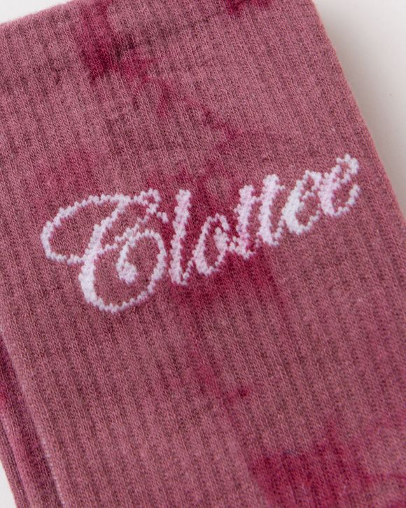 SCRIPT TIE DYE SOCKS (2 PAIR SET)
