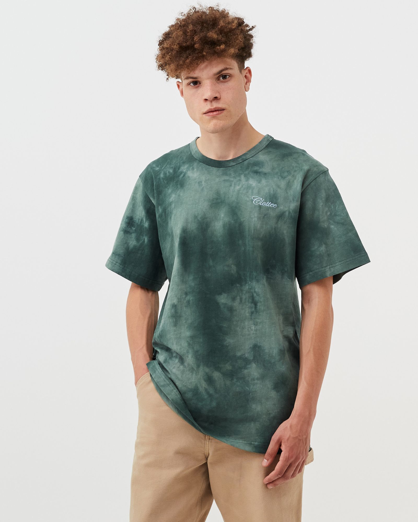 SCRIPT TIE DYE S/S TEE