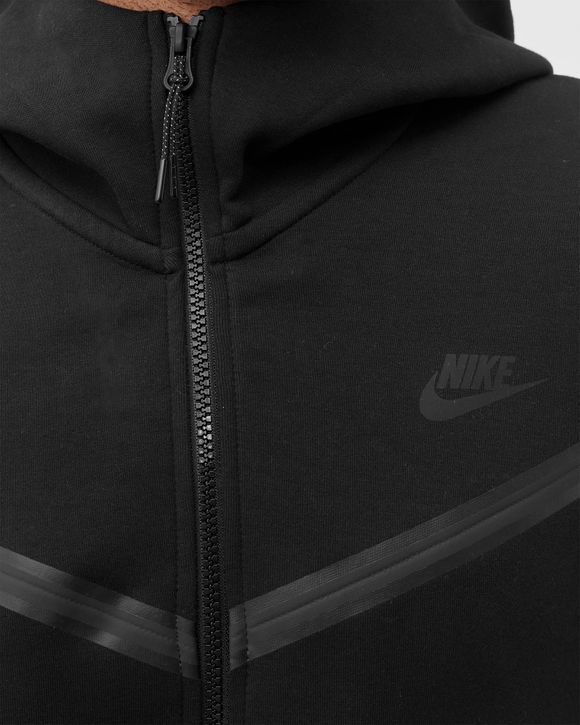 Shop Nike Tech Fleece Full-Zip Hoodie CU4489-010 black