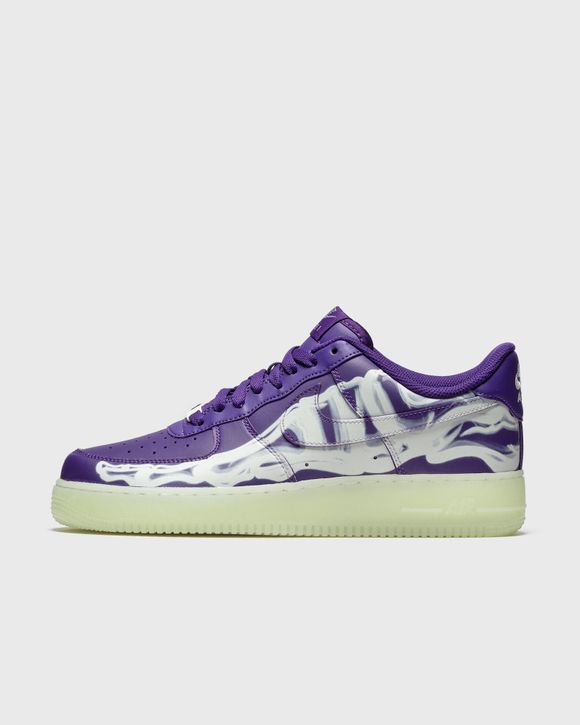 nike air force one purple skeleton