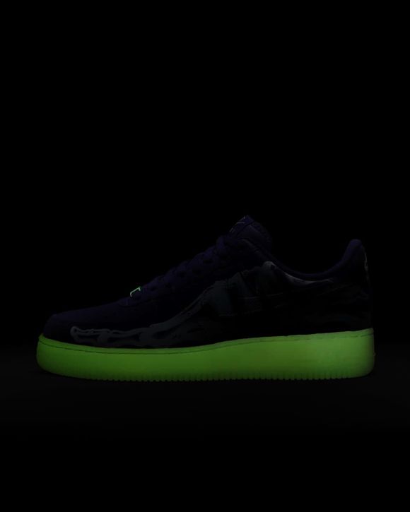 nike air force one purple skeleton