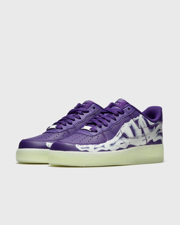 nike air force one purple skeleton